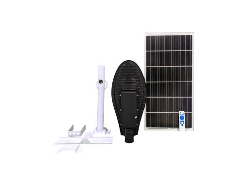 Đèn đường năng lượng mặt trời chiếc lá 50W cao cấp - Ảnh 3