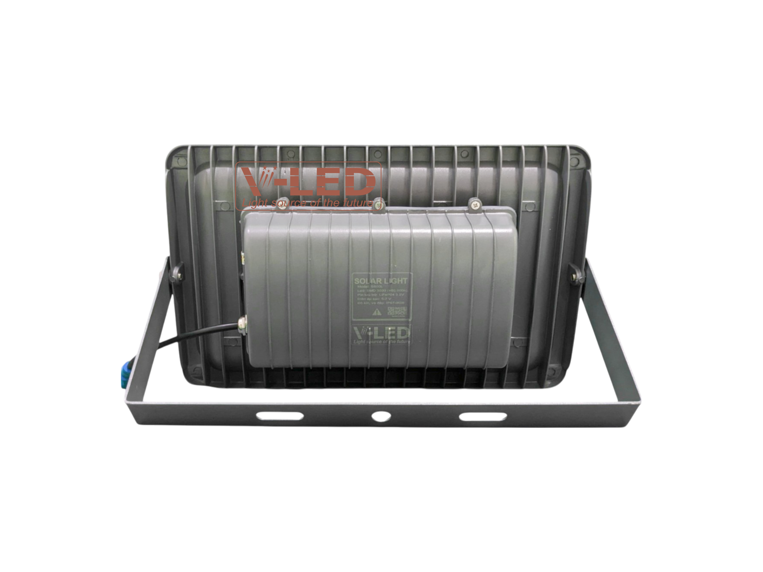 Đèn pha năng lượng mặt trời chống nổ 100W cao cấp V-Led - Ảnh 18