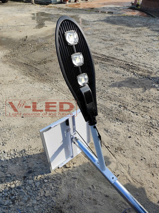 Đèn đường năng lượng mặt trời chiếc lá 150W cao cấp - Ảnh 5