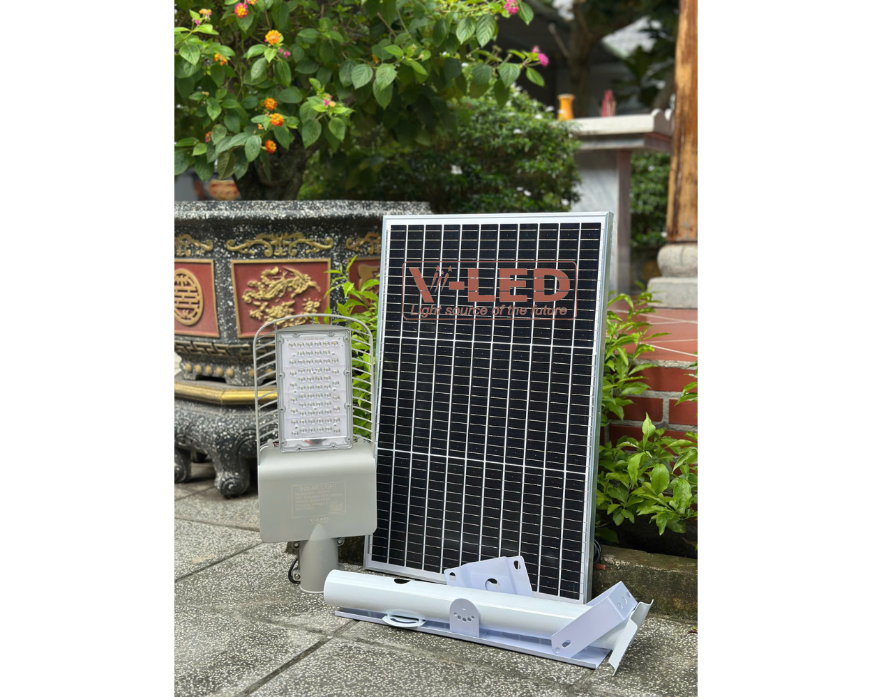 Đèn đường năng lượng mặt trời V-LED S40W - Ảnh 17