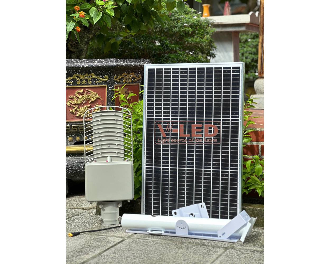 Đèn đường năng lượng mặt trời V-LED S40W - Ảnh 18