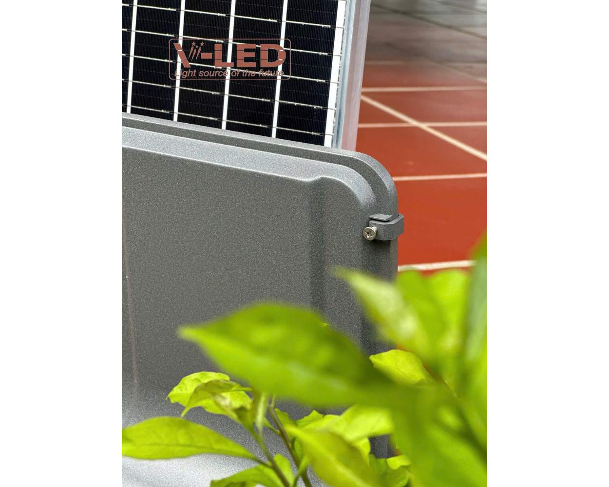 Đèn bàn chải năng lượng mặt trời V-LED 500W - Ảnh 11