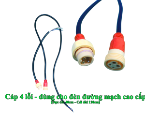 Cáp 4 lỗi - dùng cho đèn đường cao cấp