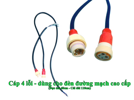 Cáp 4 lỗi - dùng cho đèn đường cao cấp