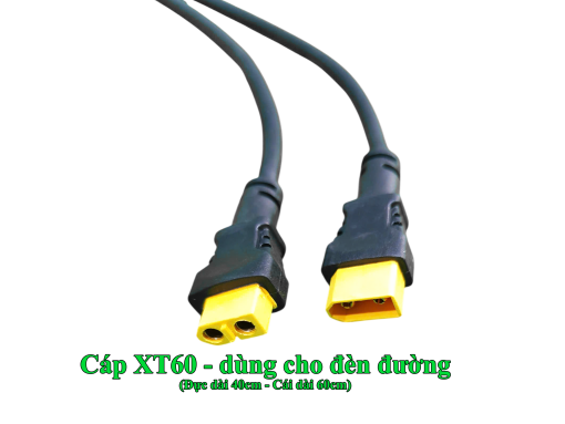 Cáp XT60 - dùng cho đèn đường, đèn bàn chải - Ảnh 2