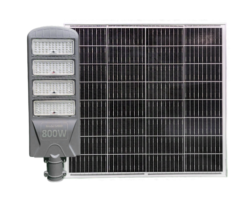 Đèn đường năng lượng mặt trời bàn chải module 800W
