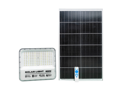 Đèn pha năng lượng mặt trời mắt ngọc 600W (Led 5054)