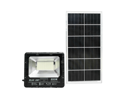 Đèn pha năng lượng mặt trời 200W (Led 5730, 400 mắt Led)