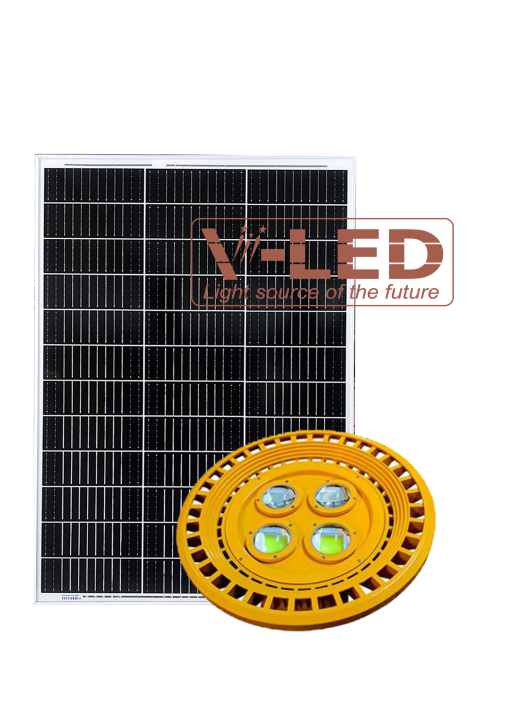 Đèn pha năng lượng mặt trời chống nổ UFO 200W cao cấp - Ảnh 3