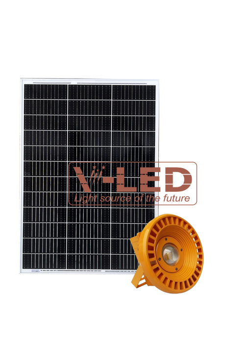 Đèn pha năng lượng mặt trời chống nổ UFO 50W - Ảnh 3