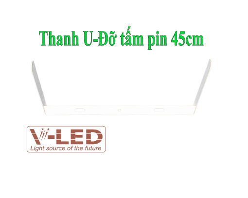 Thanh U - Đỡ tấm pin 45cm