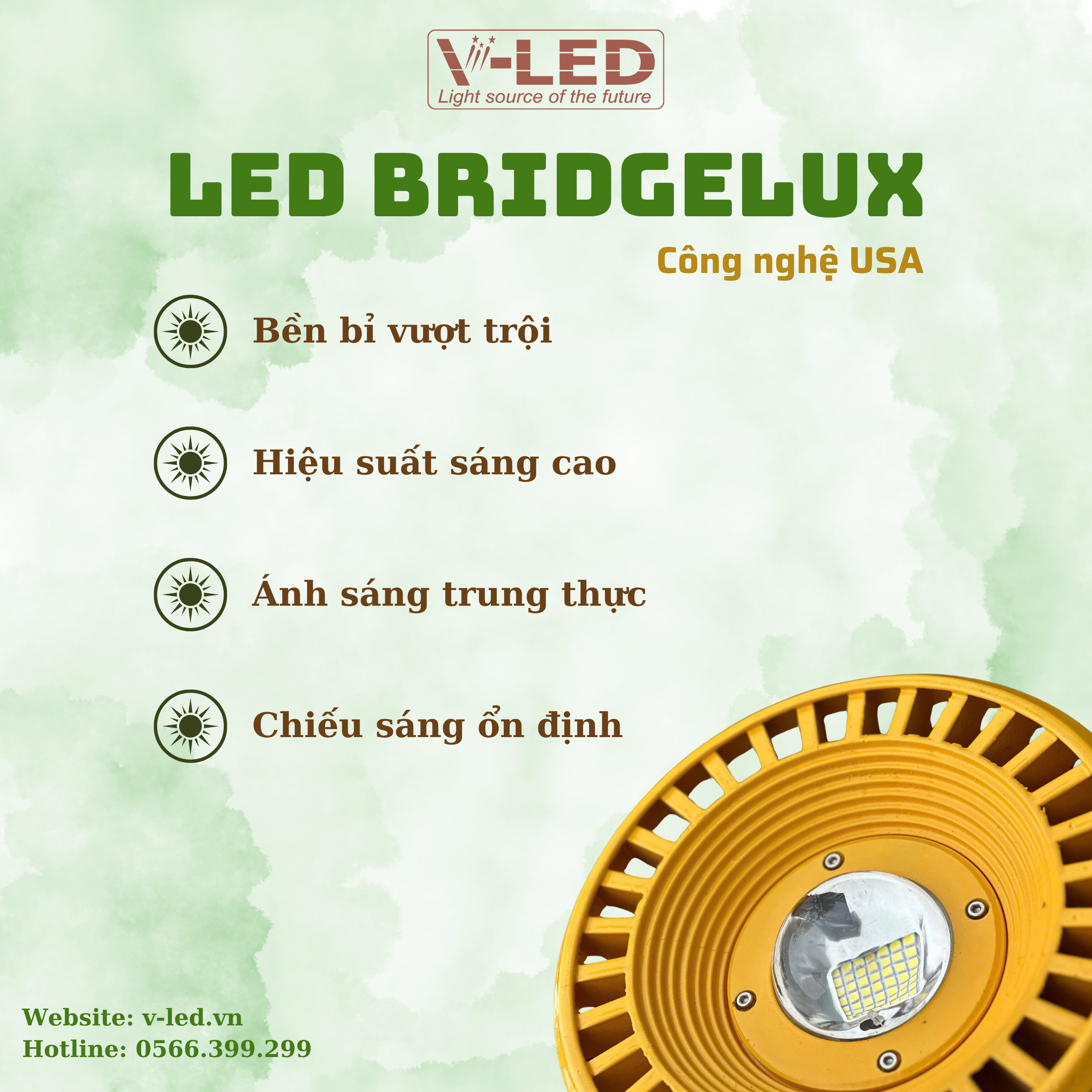 Đèn pha năng lượng mặt trời chống nổ UFO 50W V-LED - Ảnh 9