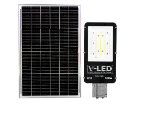 Đèn bàn chải năng lượng mặt trời V-LED 500W