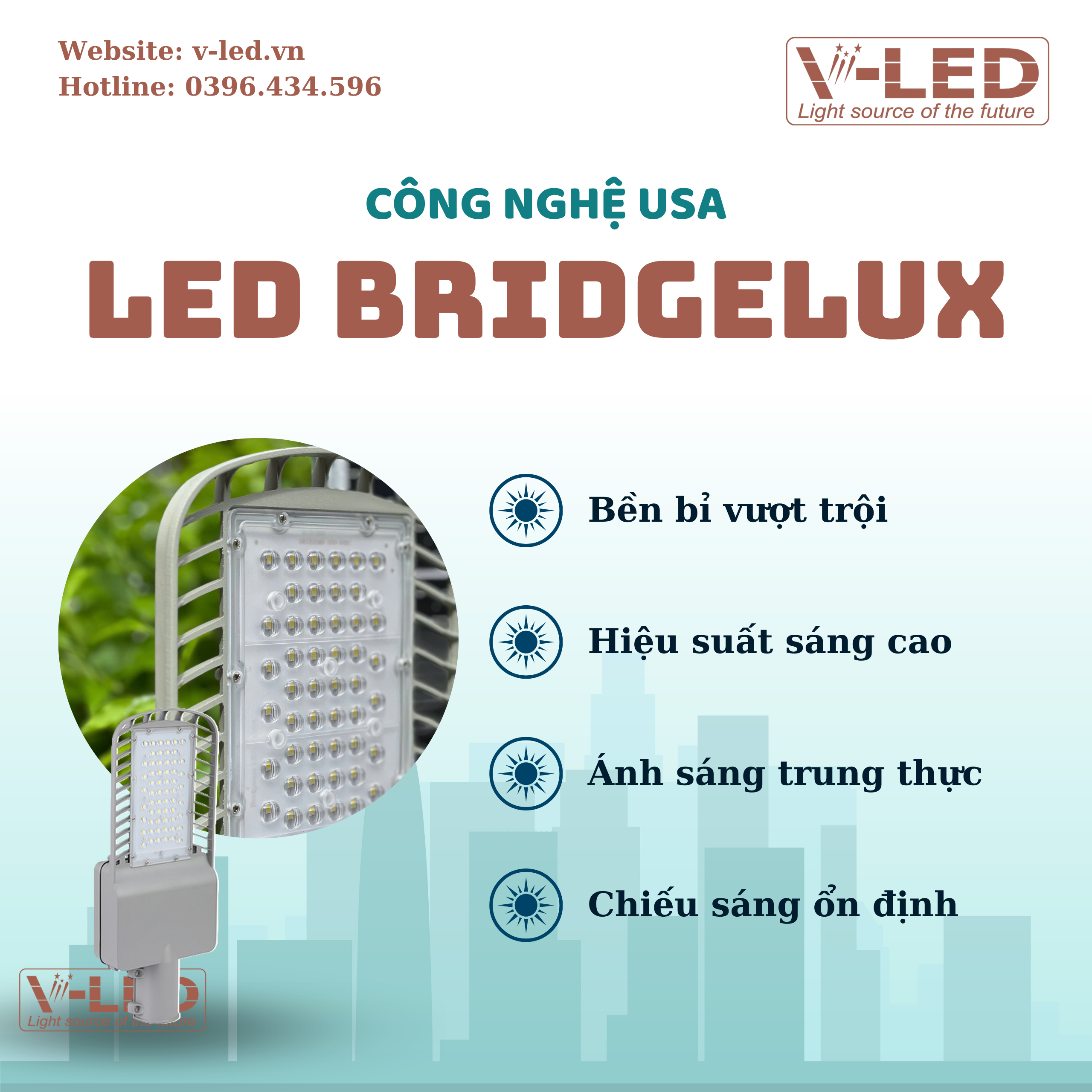 Đèn đường năng lượng mặt trời V-LED S40W - Ảnh 8
