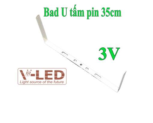 Thanh U - đỡ tấm pin 35cm