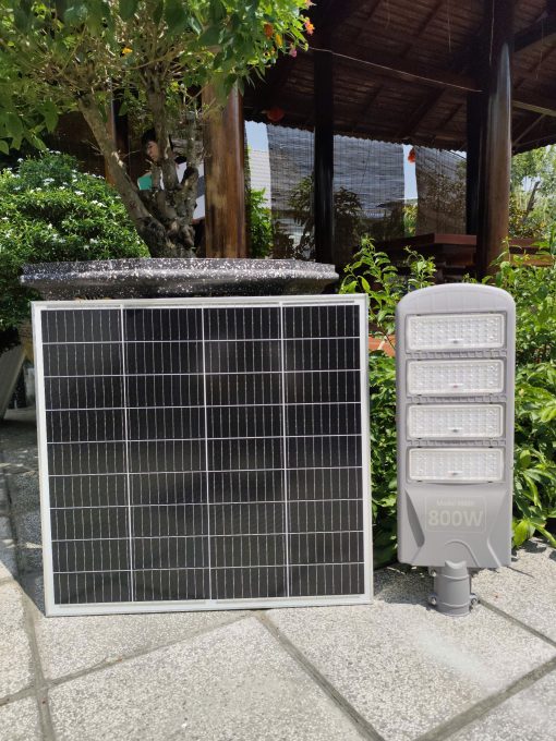 Đèn đường năng lượng mặt trời bàn chải module 800W - Ảnh 7