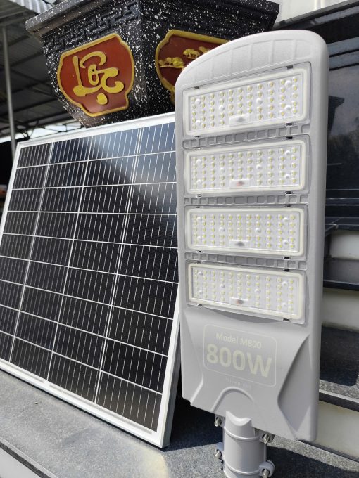 Đèn đường năng lượng mặt trời bàn chải module 800W - Ảnh 8